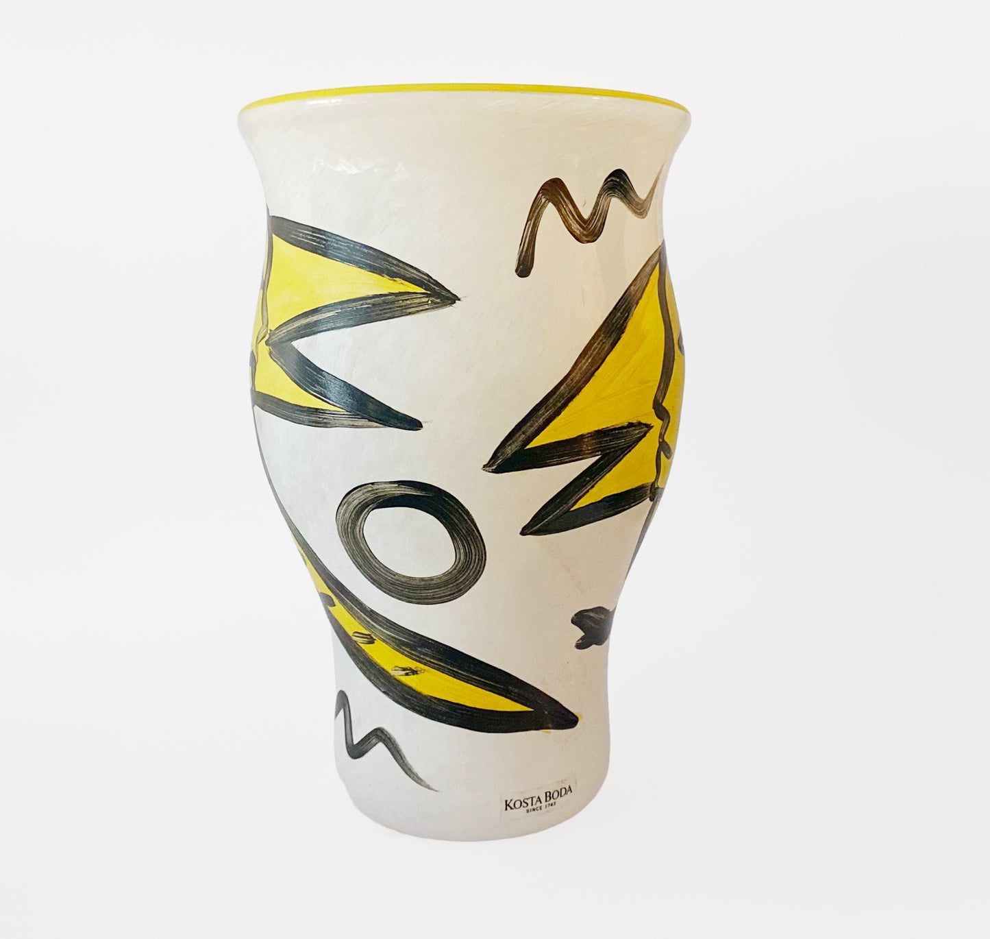 Hand-painted Vase by Ulrica Hydman-Vallien