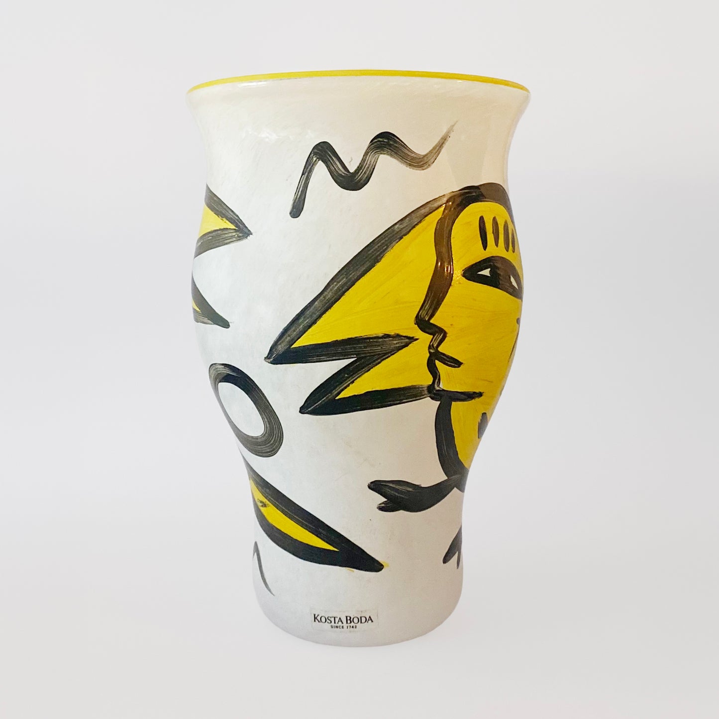 Hand-painted Vase by Ulrica Hydman-Vallien