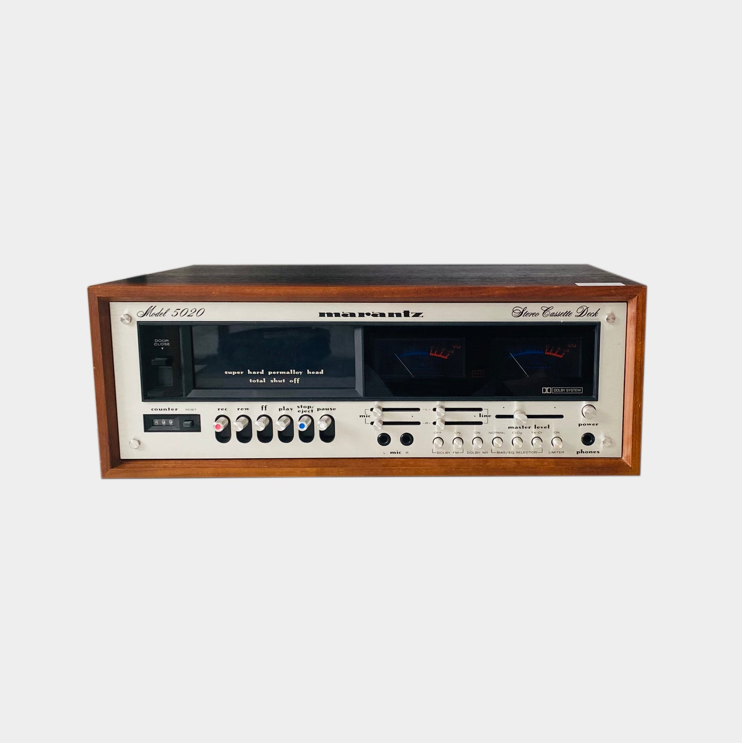 Stereo Cassette Tape Deck Marantz 5020 with Walnut case